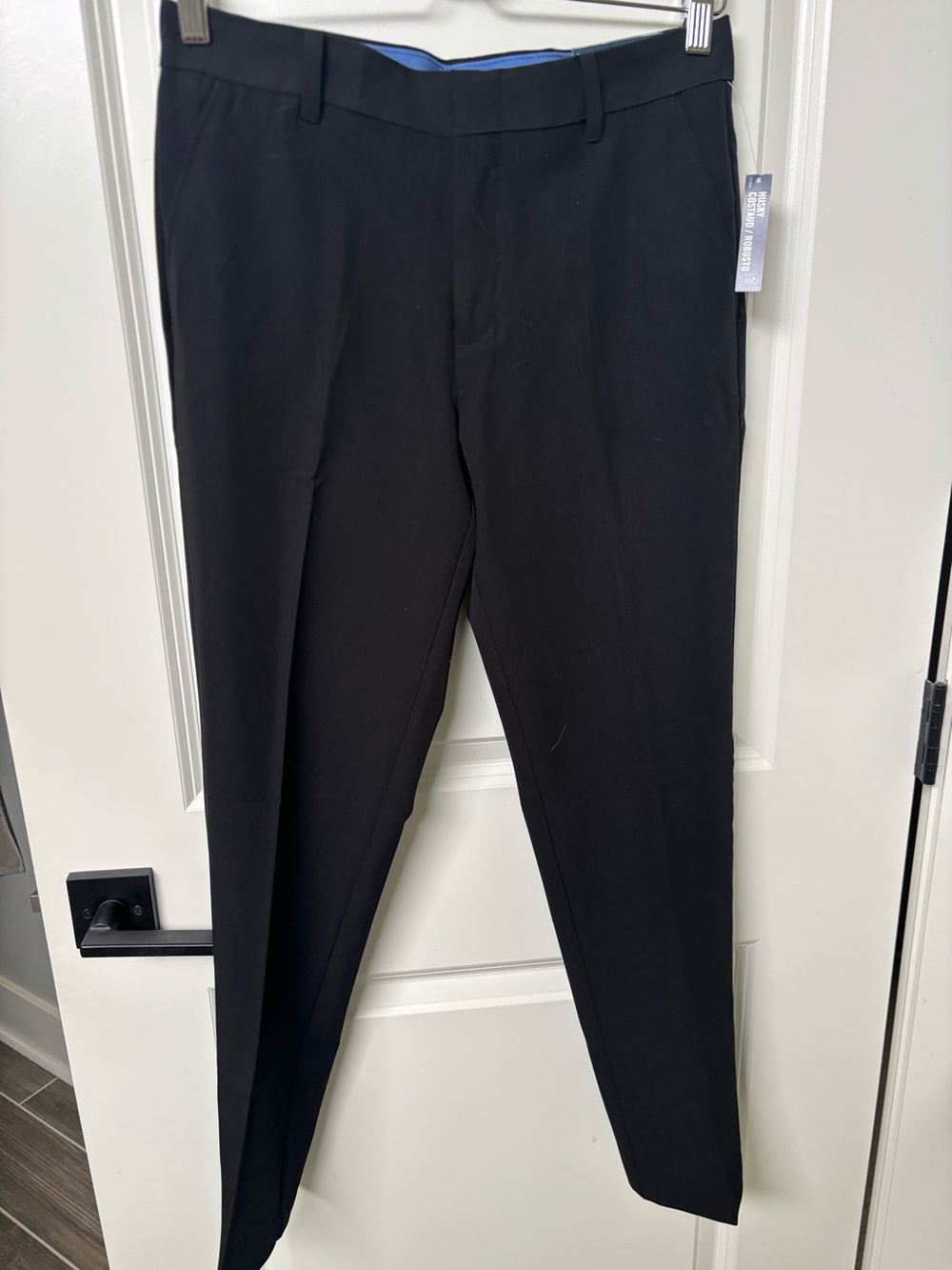 Boys Youth IZOD Black Dress Pants Size 14 Husky